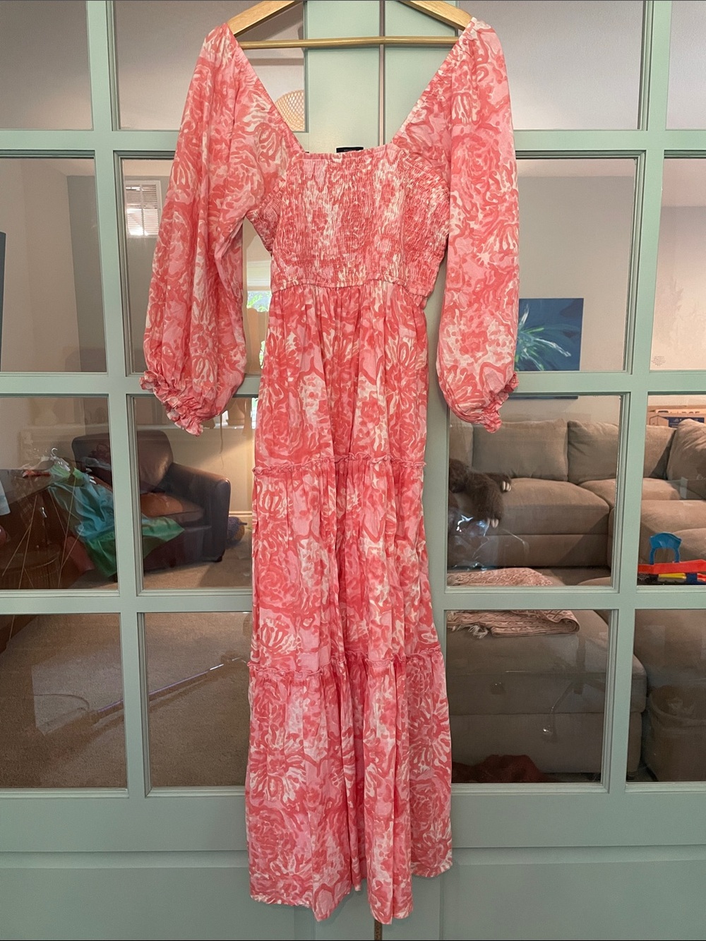 Madison Mathews Maxi Dress size M